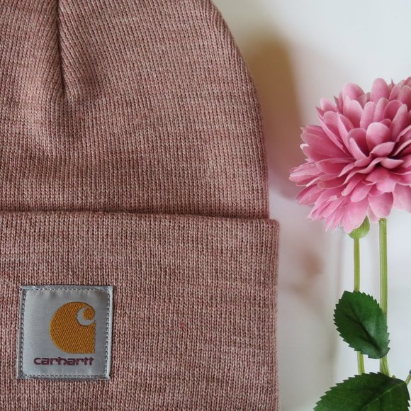 Carhartt Accessories - Carhartt Valentine's Beanie Blush Chrysanthemum